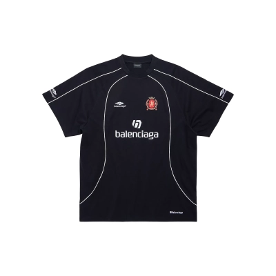 Balenciaga  Paris Soccer Oversized T-Shirt 01