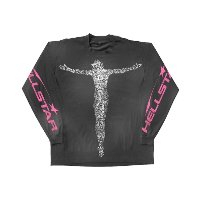 Hellstar Qr Christ L/S Tee Black 01