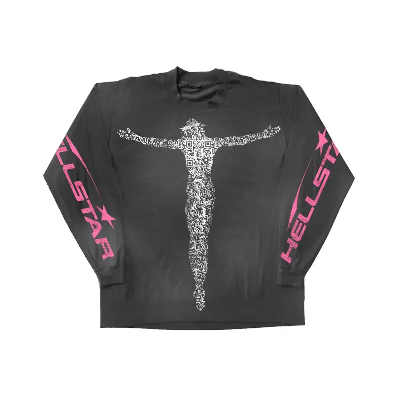 Hellstar Qr Christ L/S Tee Black