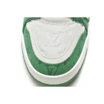 PK God Batch LOUIS VUITTON Trainer Green Cloth Surface VL1201