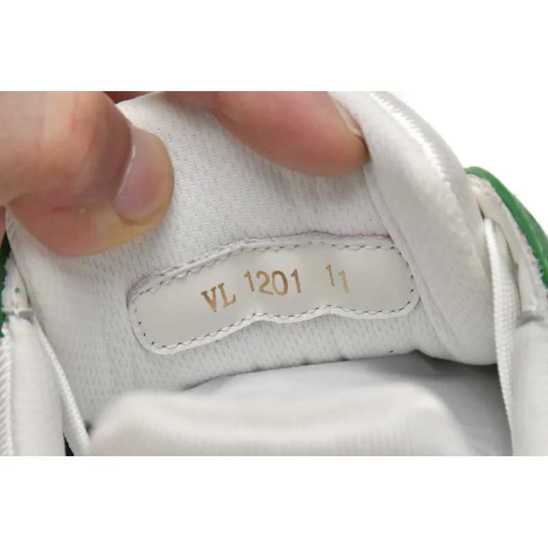 PK God Batch LOUIS VUITTON Trainer Green Cloth Surface VL1201