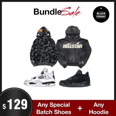 Any special Batch shoes＋Any Hoodie=$129 01