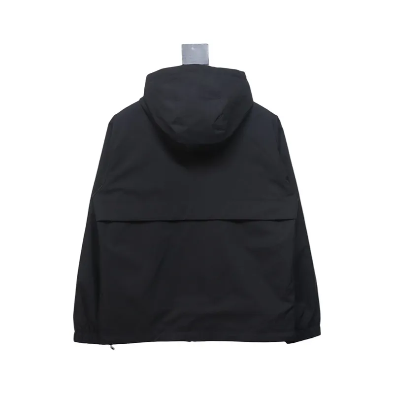 Burberry Fake chest pocket embroidered war horse plus cotton hooded jacket