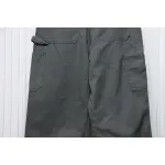 Carhartt washed distressed knee-length canvas overalls lumberjack pants