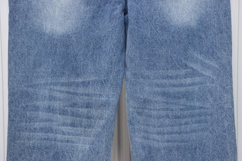 Dior CD embroidered letters plant flowers couple washed jeans