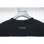 Fear of God FOG 24FW Small inverted letter round neck black sweatshirt