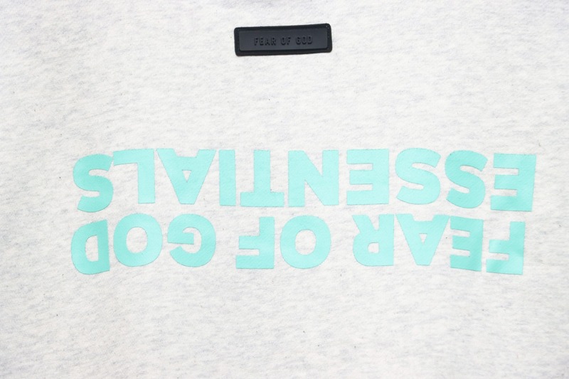 Fear of God FOG 24FW Small Inverted Letters Crewneck Grey Sweatshirt