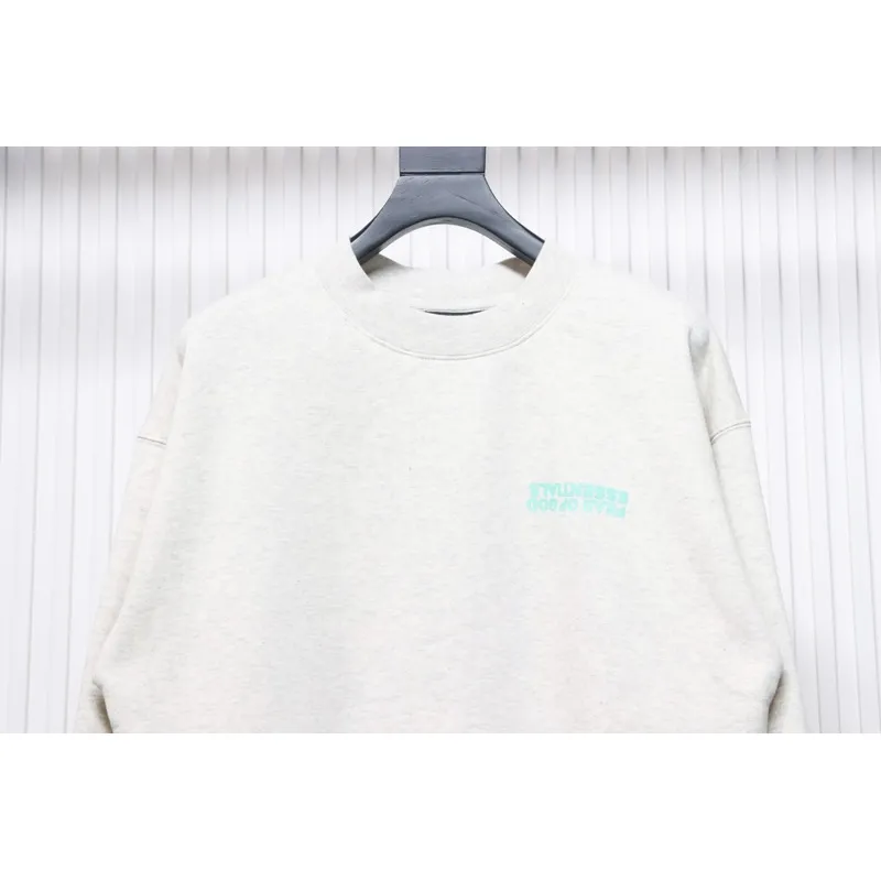 Fear of God FOG 24FW Small Inverted Letters Crewneck Grey Sweatshirt