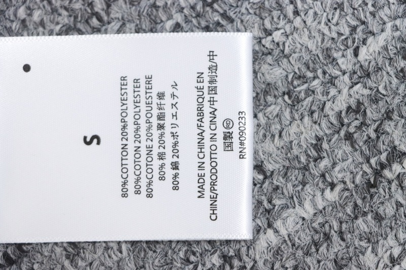 Fear of God FOG 24FW Small Inverted Letters Crewneck Grey Sweatshirt
