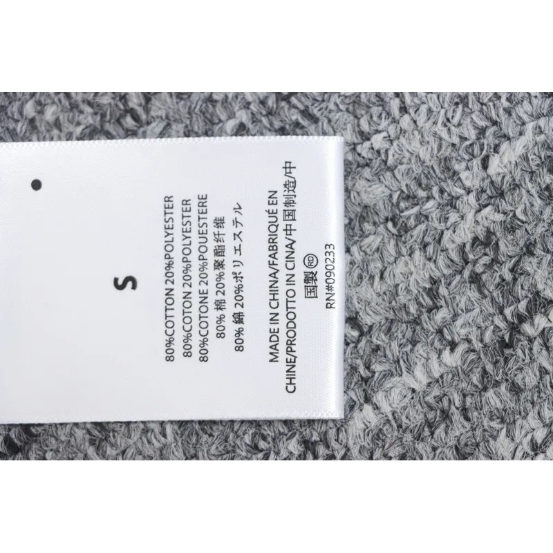 Fear of God FOG 24FW Small Inverted Letters Crewneck Grey Sweatshirt