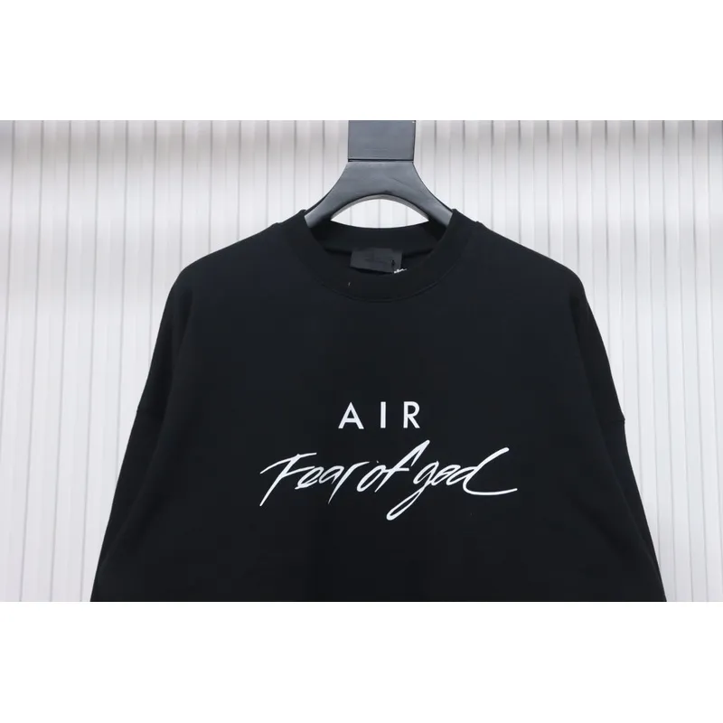 Fear of God FOG double-line AIR letter round neck sweatshirt