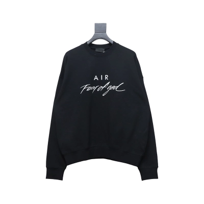 Fear of God FOG double-line AIR letter round neck sweatshirt 01
