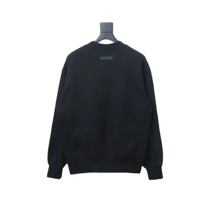 Fear of God FOG essential double line three-row silicone letter round neck sweatshirt 02
