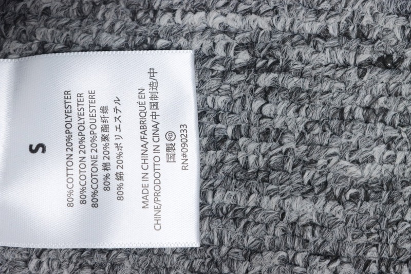 Fear of God FOG essential double line three-row silicone letter round neck sweatshirt