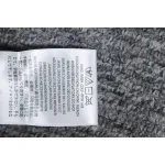 Fear of God FOG essential double line three-row silicone letter round neck sweatshirt