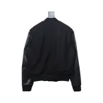 Givenchy GVC 4G Logo Leather Baseball Jacket