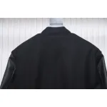 Givenchy GVC 4G Logo Leather Baseball Jacket