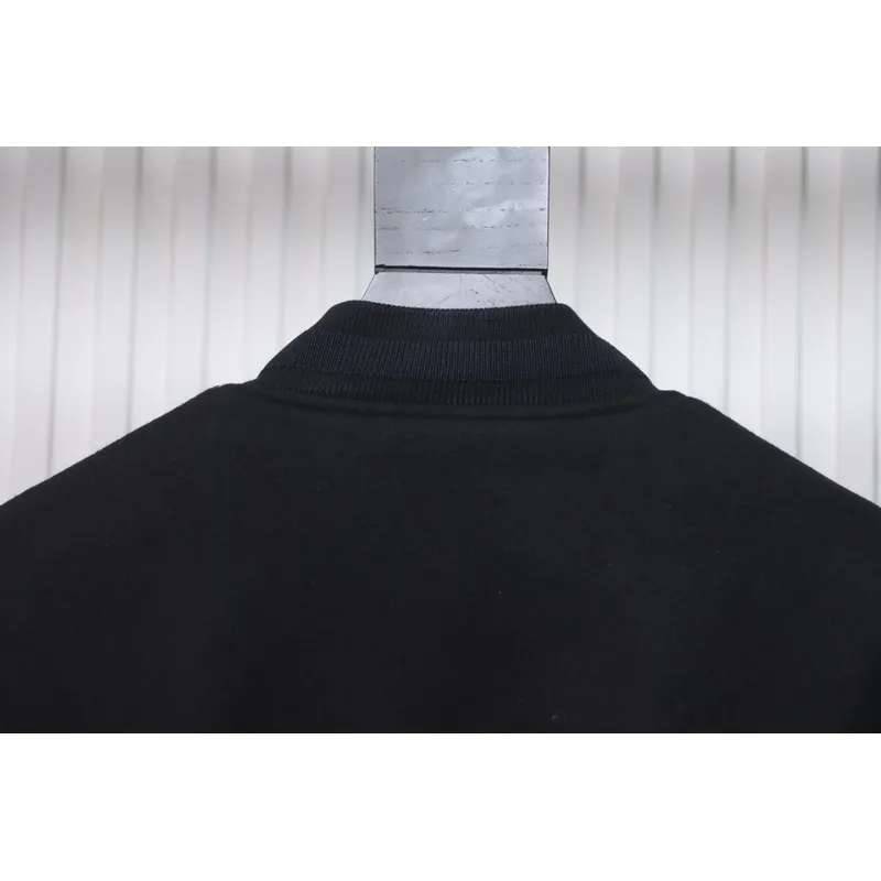 Givenchy GVC 4G Logo Leather Baseball Jacket