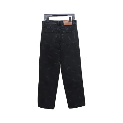 Margiela logo print jeans 01