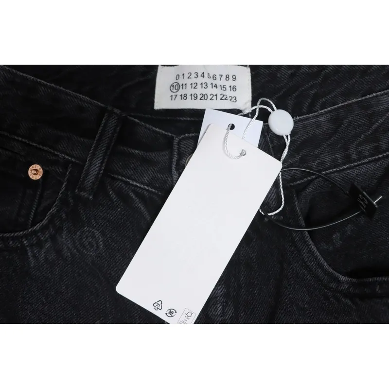 Margiela logo print jeans