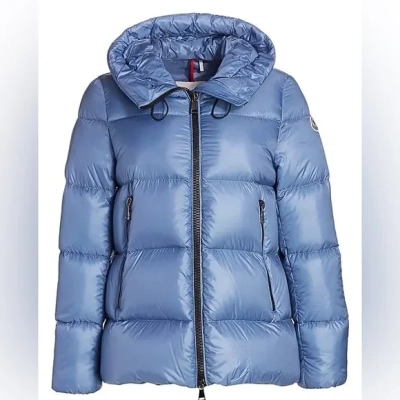 Moncler Maire Short Down Jacket Blue 01