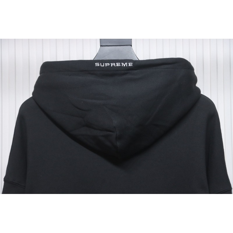 NIKE x SUPREME Nike SUP joint arm embroidered hooded sweatshirt