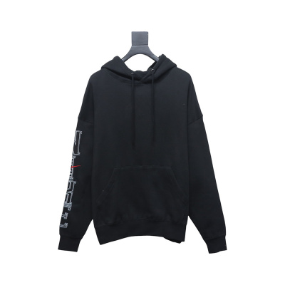 NIKE x SUPREME Nike SUP joint arm embroidered hooded sweatshirt 01