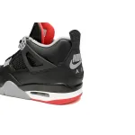PK God Batch Air Jordan 4 "Bred Reimagined" FV5029-006