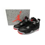 PK God Batch Air Jordan 4 "Bred Reimagined" FV5029-006