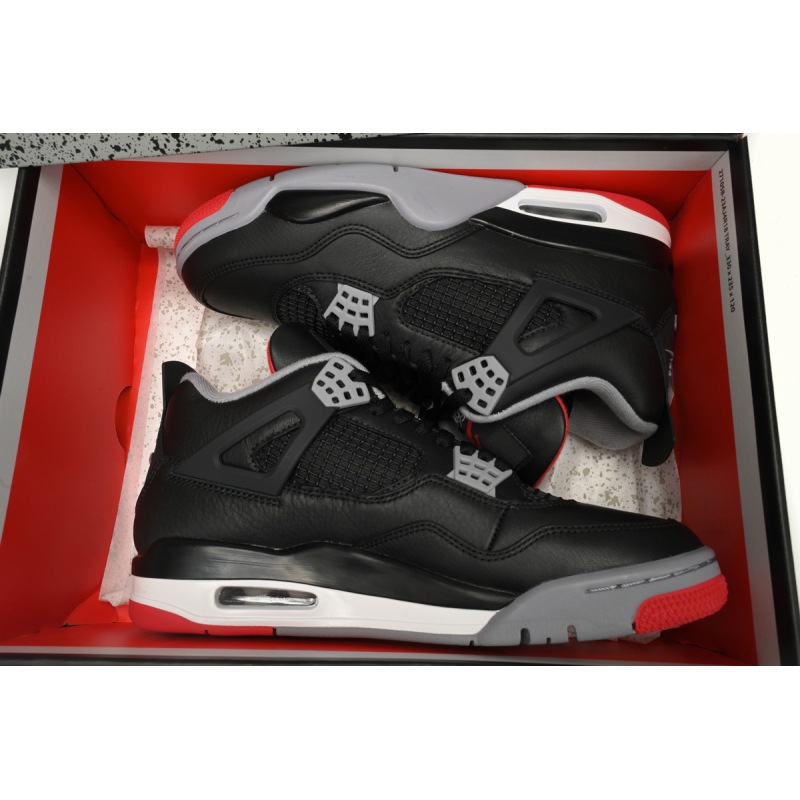 PK God Batch Air Jordan 4 "Bred Reimagined" FV5029-006