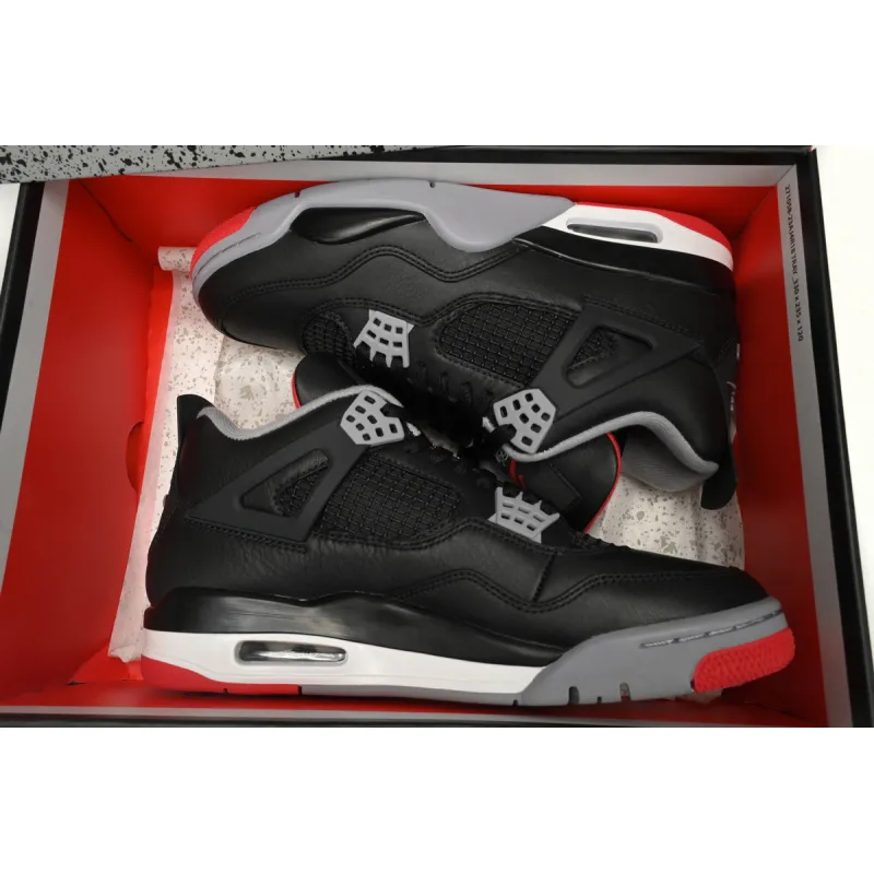 PK God Batch Air Jordan 4 "Bred Reimagined" FV5029-006
