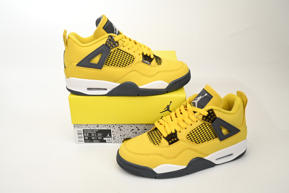 PK God Batch Air Jordan 4 Lightning CT8527-700