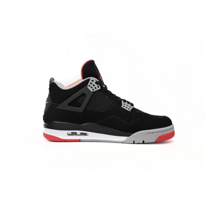 PK God Batch Air Jordan 4 Retro Bred 308497-060  02