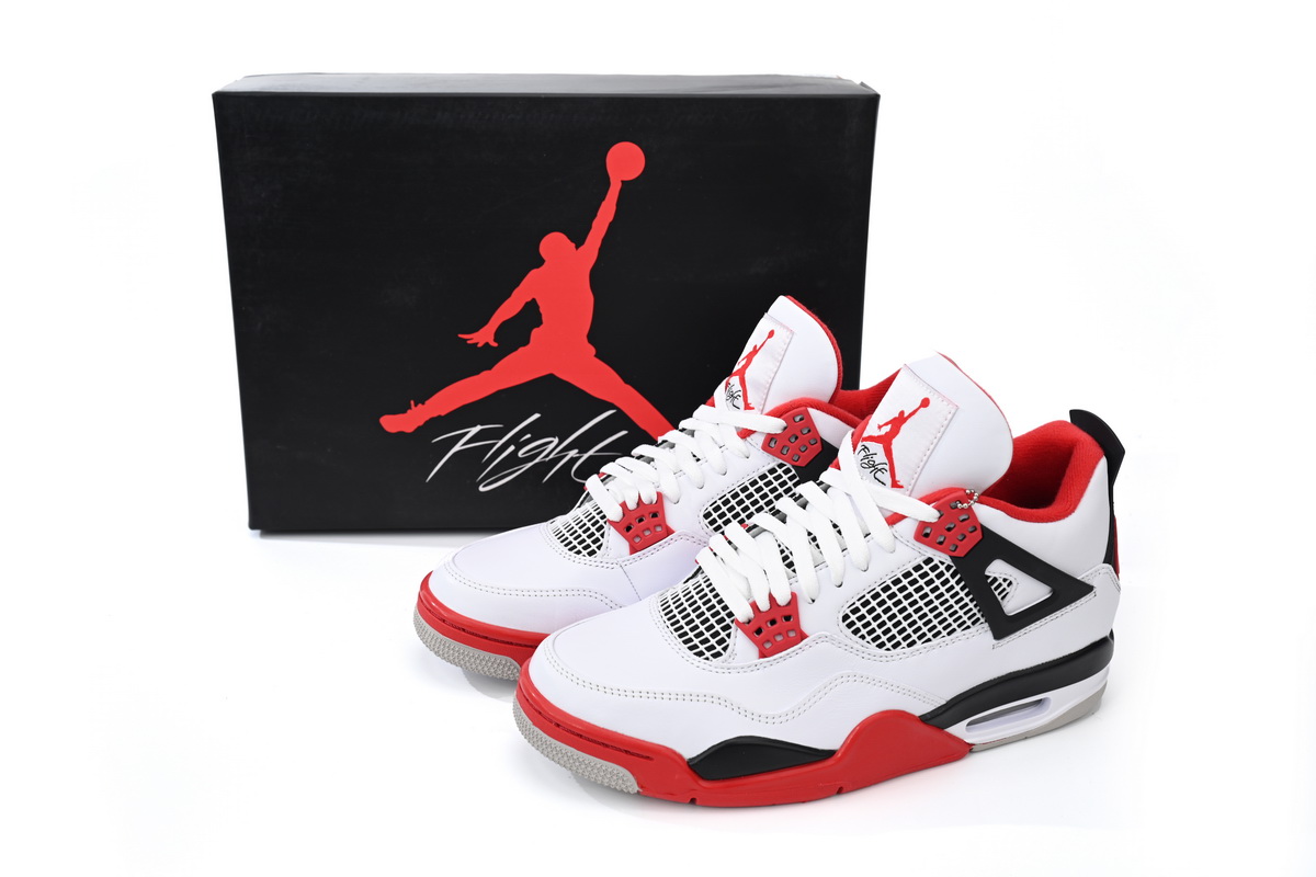 PK God Batch Air Jordan 4 Retro Fire Red DC7770-160