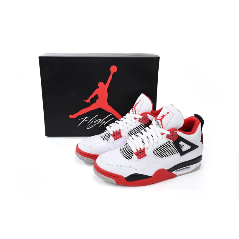 PK God Batch Air Jordan 4 Retro Fire Red DC7770-160