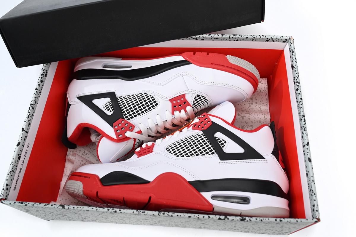 PK God Batch Air Jordan 4 Retro Fire Red DC7770-160