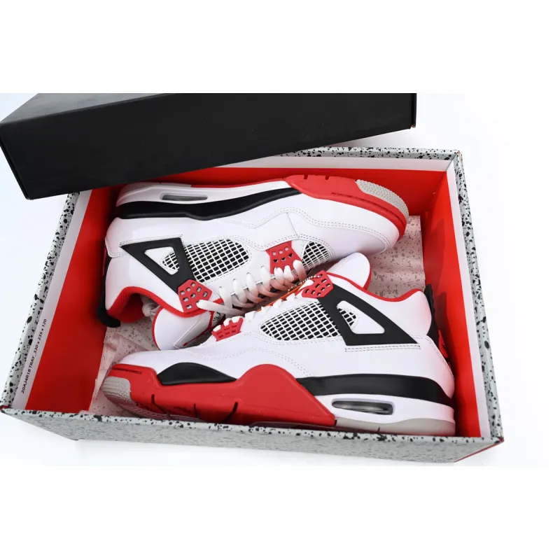 PK God Batch Air Jordan 4 Retro Fire Red DC7770-160