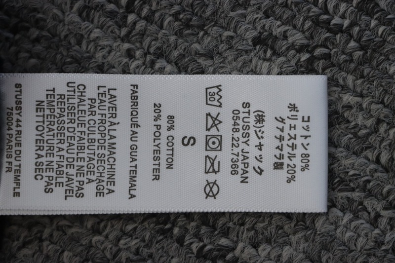 Stussy Logo Embroidered Hoodie black