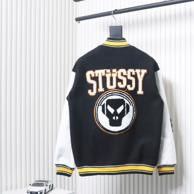 Stussy x Metalheadz 30th Anniversary Heavy Joint Towel Embroidered Baseball Jacket