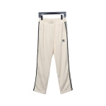 Adidas originals American retro series Trefoil logo embroidered side stripes retro sports casual trousers