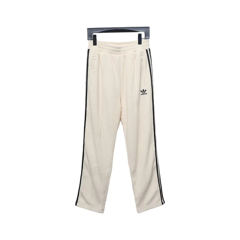 Adidas originals American retro series Trefoil logo embroidered side stripes retro sports casual trousers