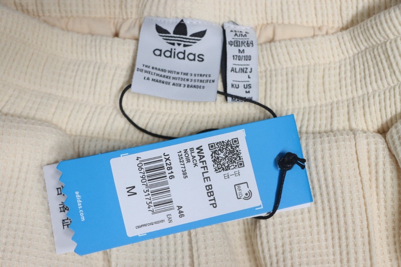 Adidas originals American retro series Trefoil logo embroidered side stripes retro sports casual trousers