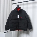 Balenciaga SPORTS ICON TRACKSUIT cocoon-shaped double-sided wide turtleback down jacket