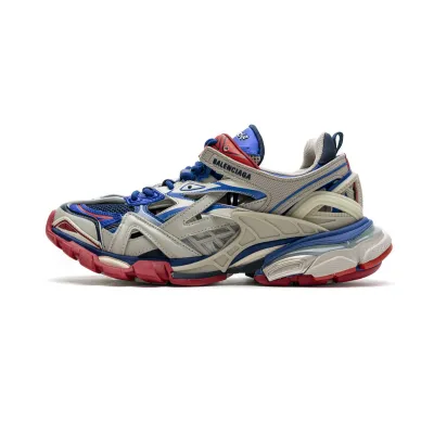 Balenciaga Track 2 Sneaker Beige Blue 570391 W2GN2 8570 01