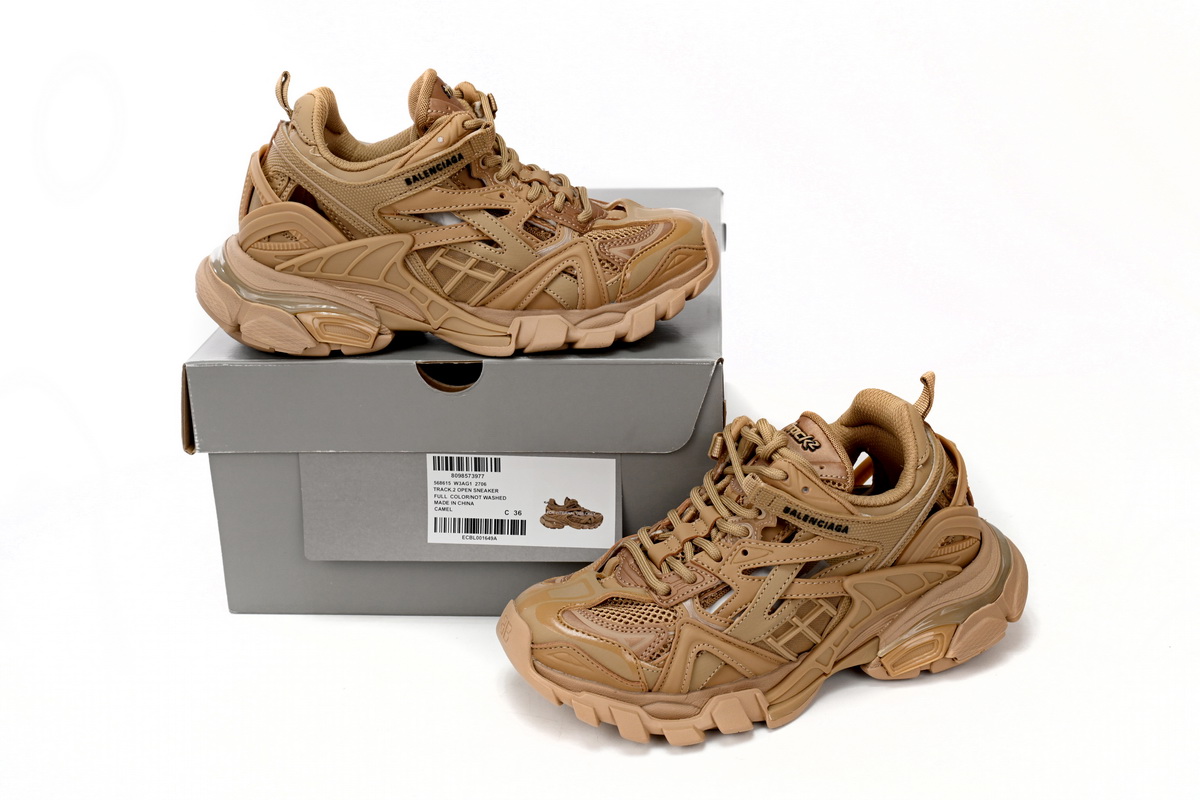 Balenciaga Track 2 Sneaker Military Brown 568615 W3AG1 2706