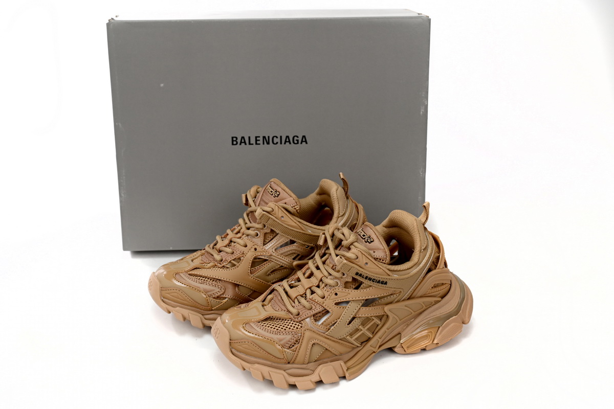 Balenciaga Track 2 Sneaker Military Brown 568615 W3AG1 2706