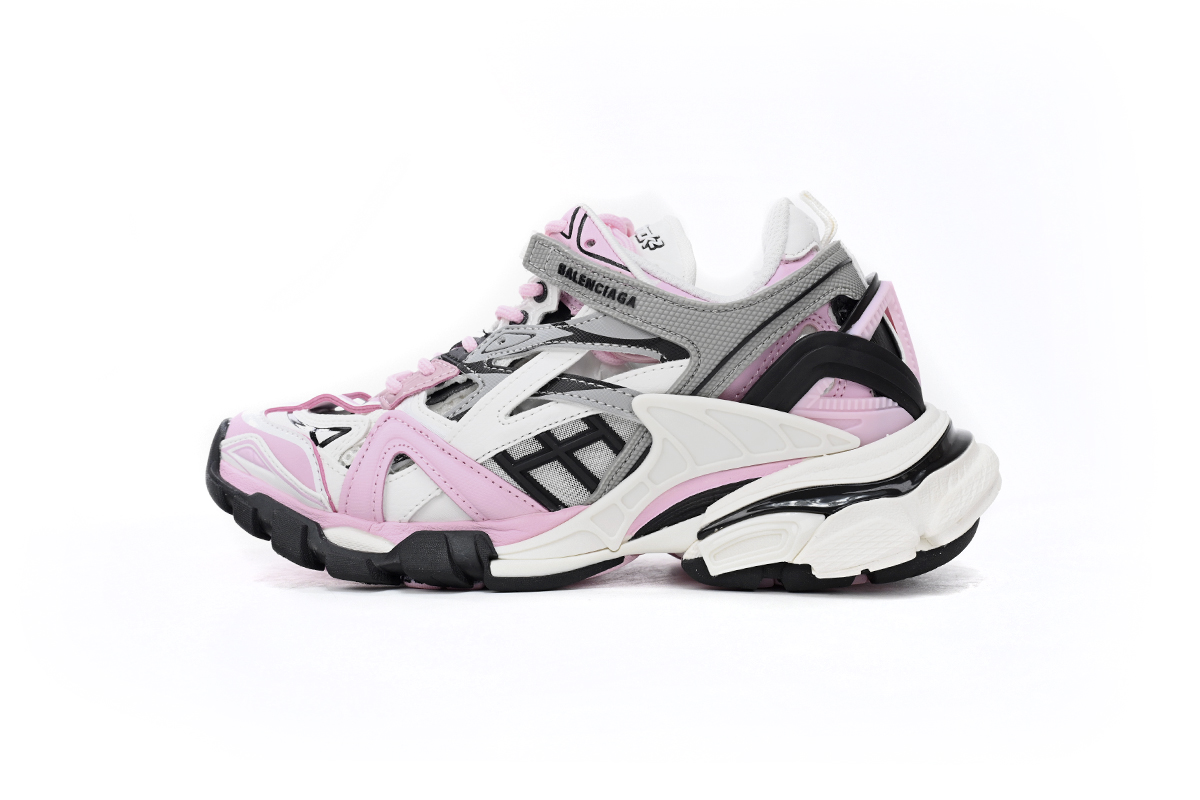 Balenciaga Track 2 Sneaker Pink White 568615 W3AE2 5291