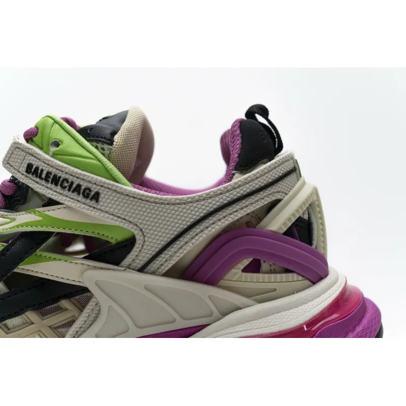Balenciaga Track 2 Sneaker White Green Pink 568615 W2GN3 9199