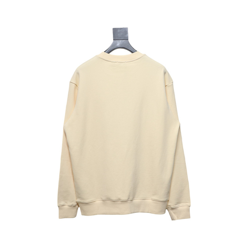 Burberry BBR 24Fw Oak Horse Embroidery Off-White Crewneck Sweatshirt