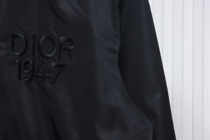 Dior 1947 logo embroidered bomber jacket